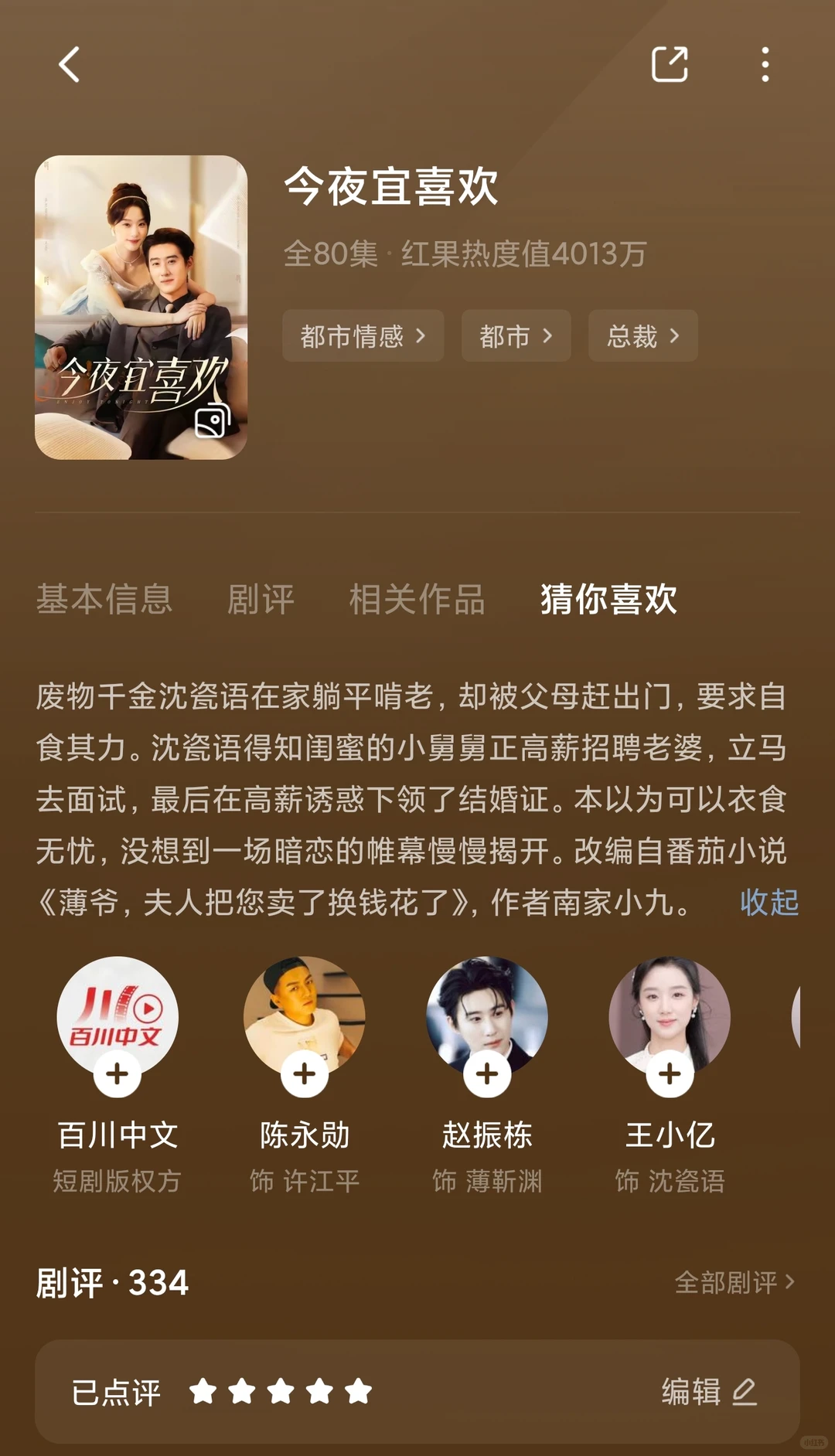 摘脑颜狗刷剧清单34