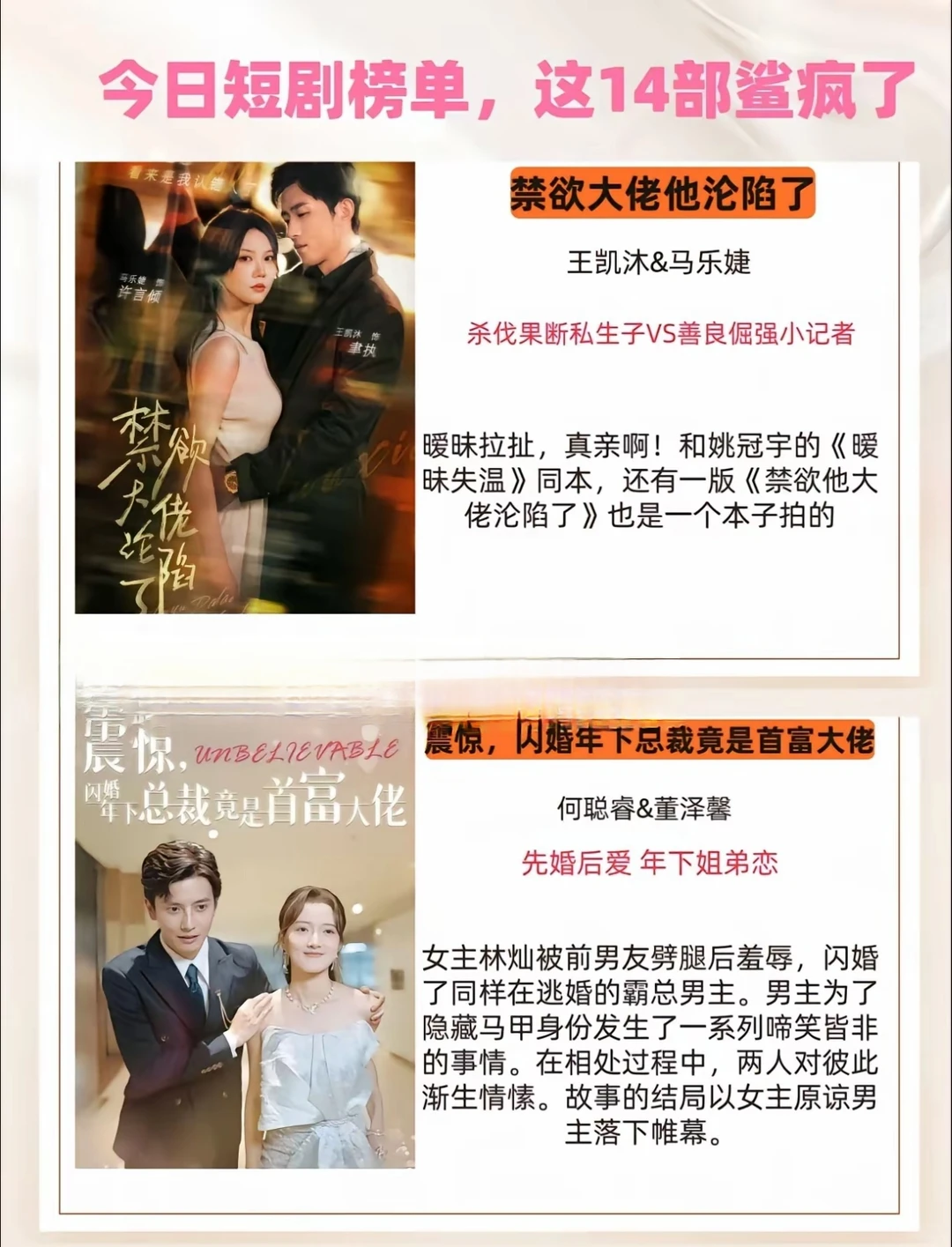今日热播短剧榜单