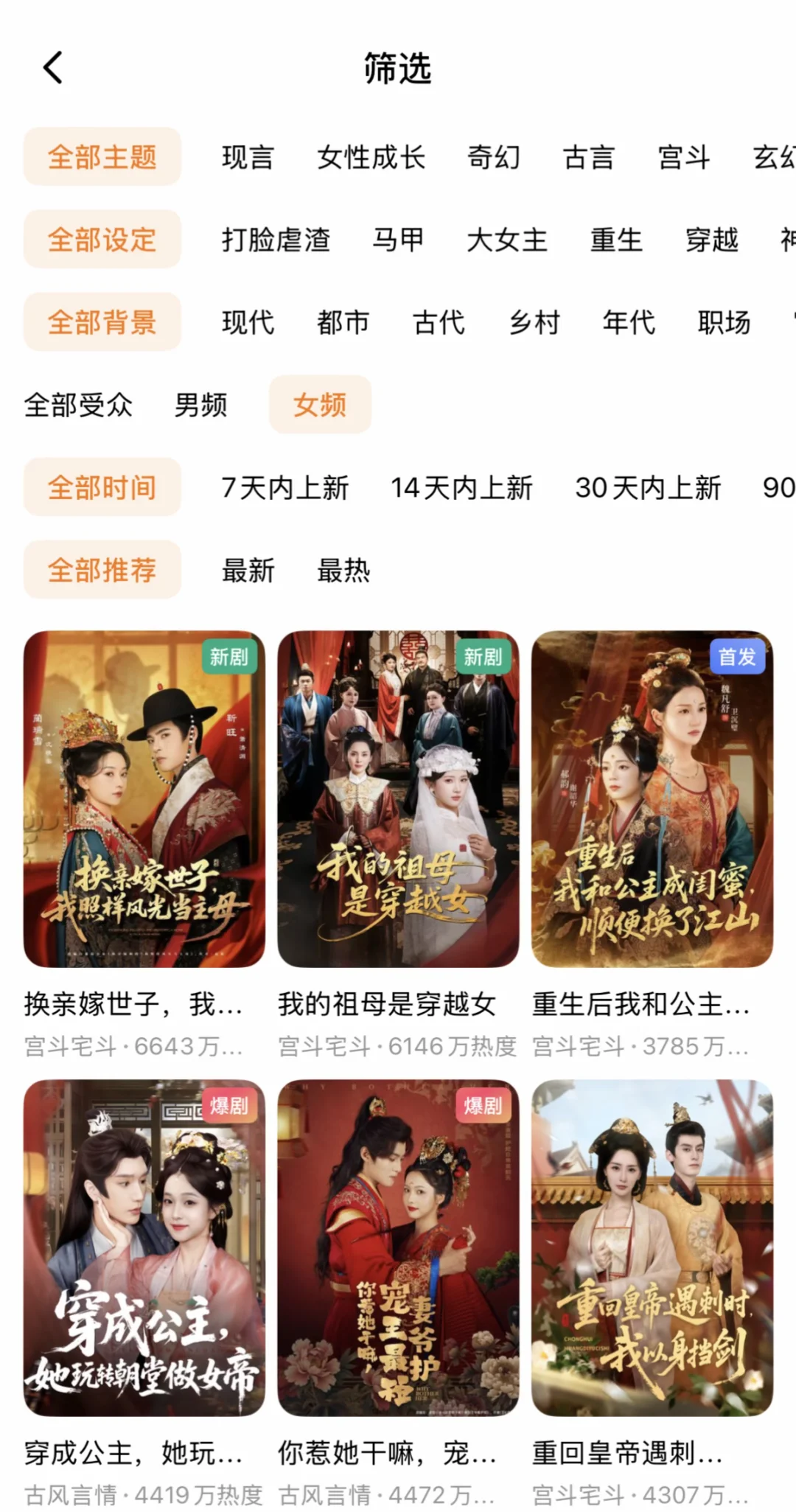 短剧｜红果是不是把女帝栏目删了？？？