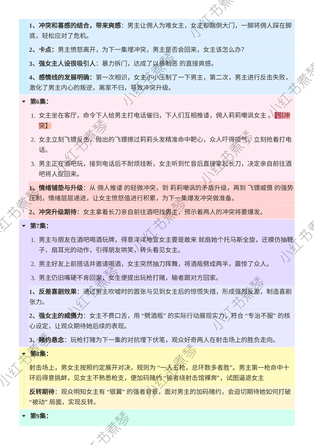 《夫人专治不服》爆款短剧剧本1-69集拆解笔记