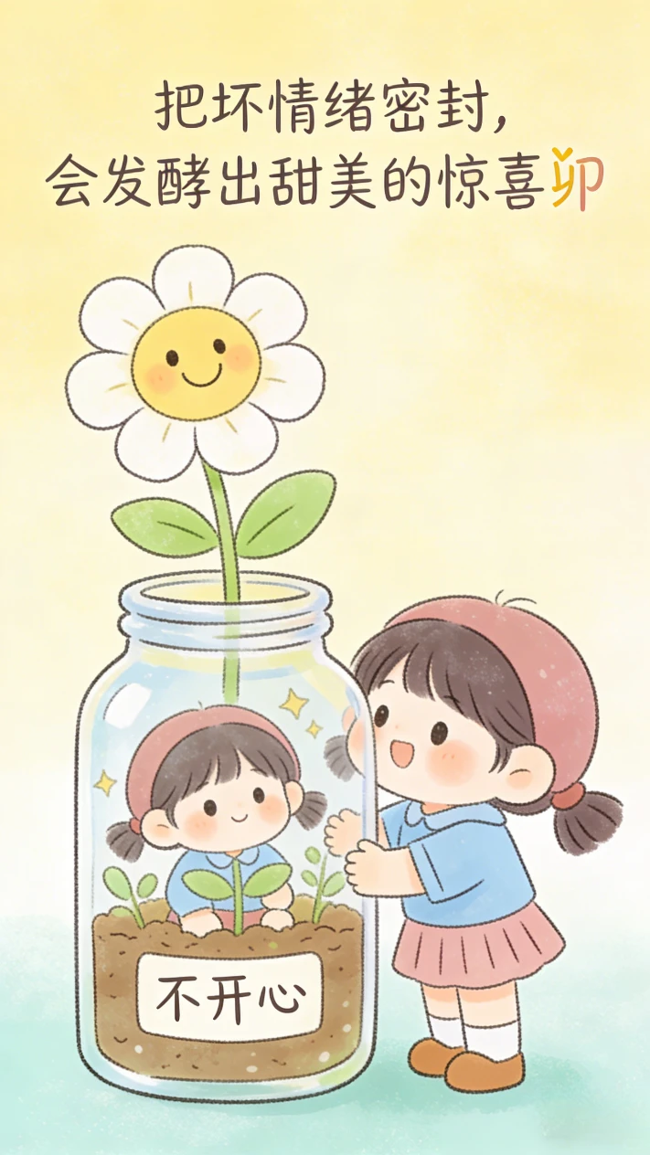 把烦恼丢掉，揣着快乐往前跑