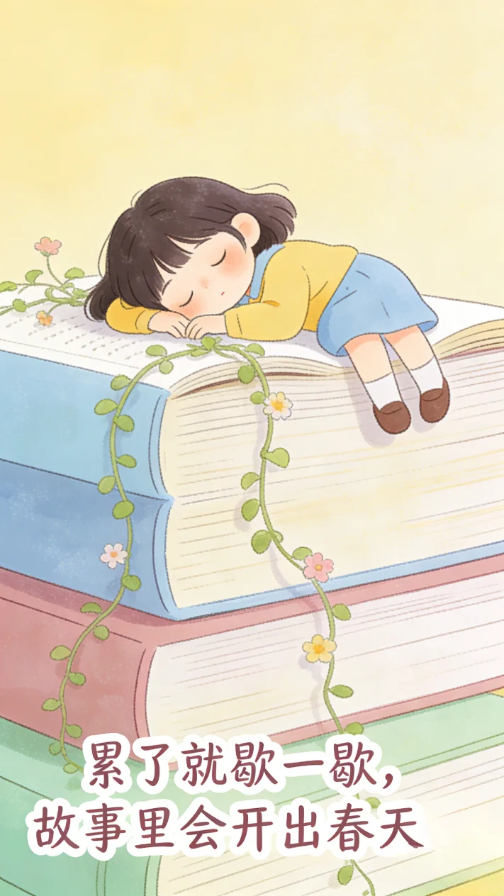 把烦恼丢掉，揣着快乐往前跑