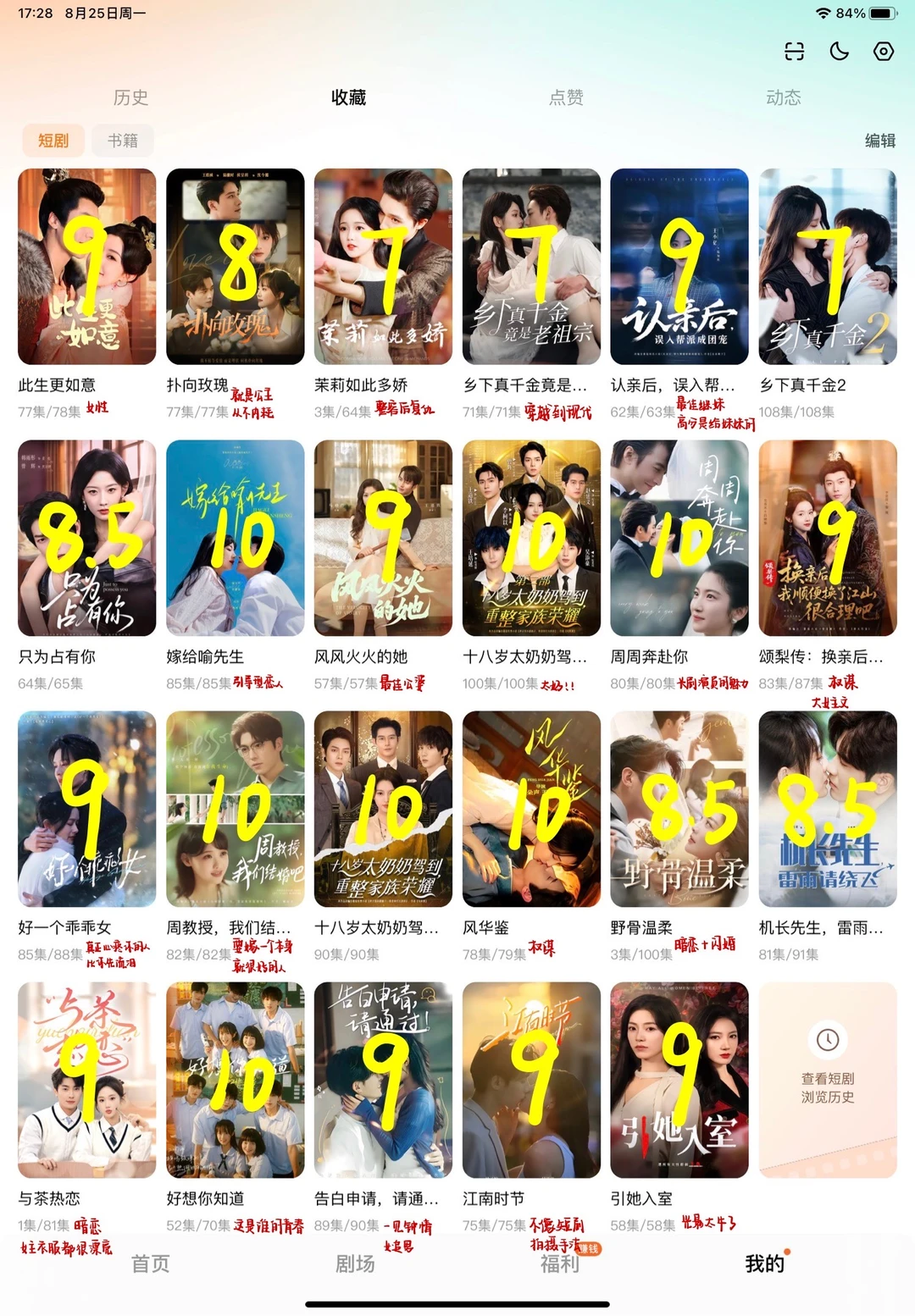 近百部短剧自测评🥳