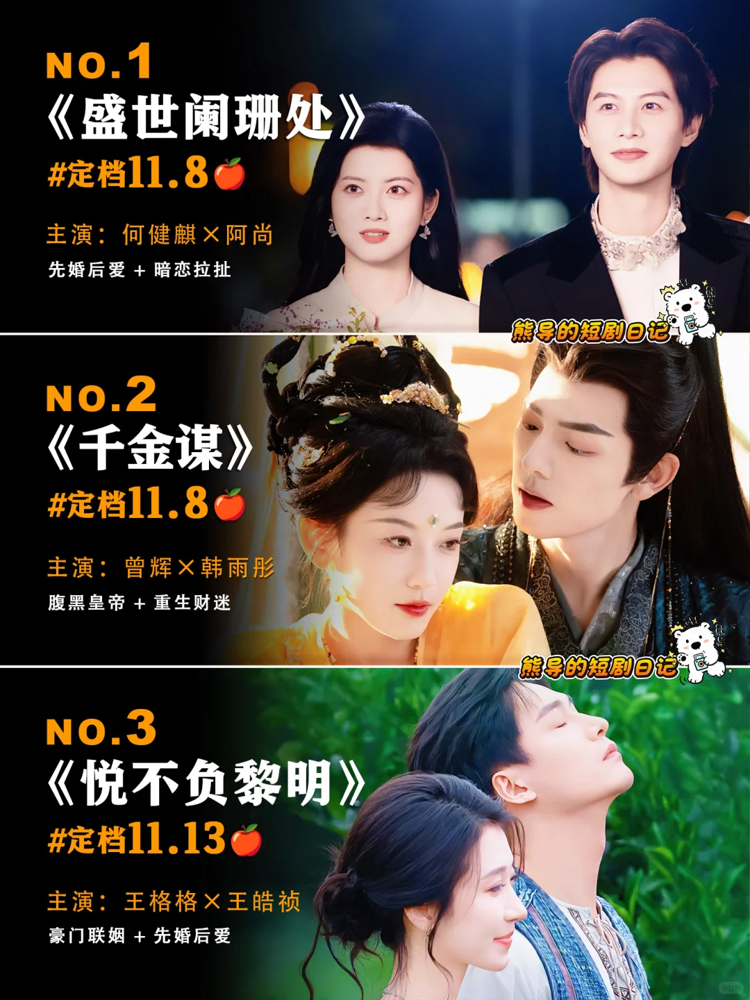 11月未播先火🔥短剧推荐，期待住了