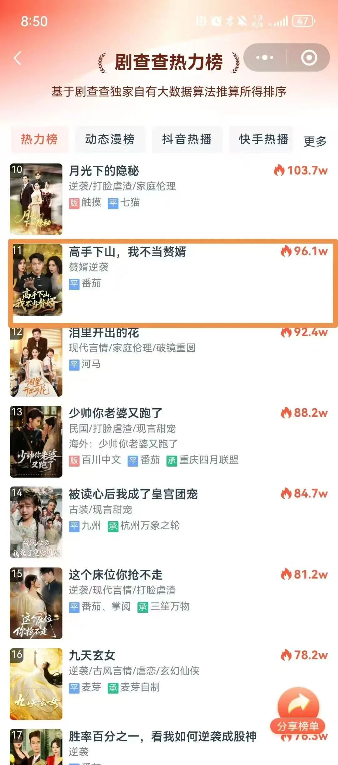 新剧第一天就挂上爆剧标签了！