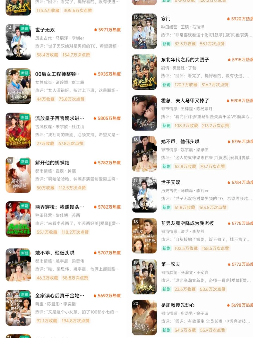 剧荒人救星！太权威了这个热播榜