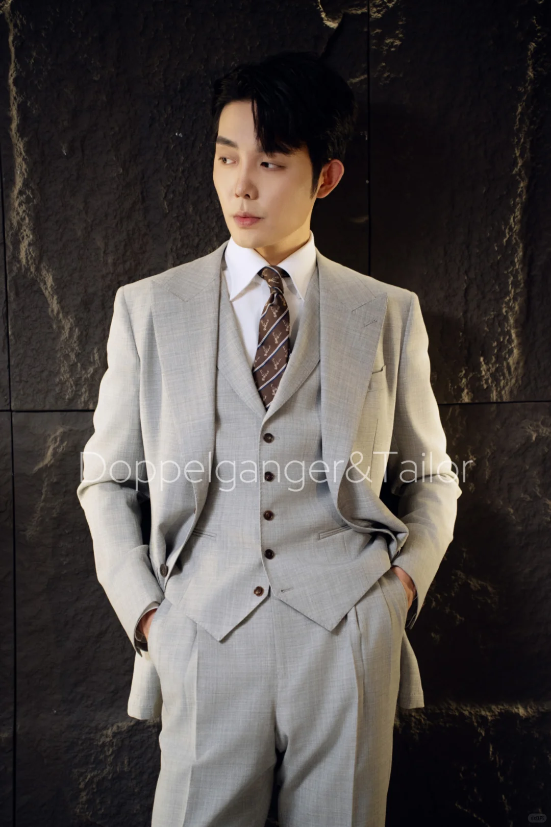 王晨鹏✖️西安DT西装 | 浅灰系被帅晕😵
