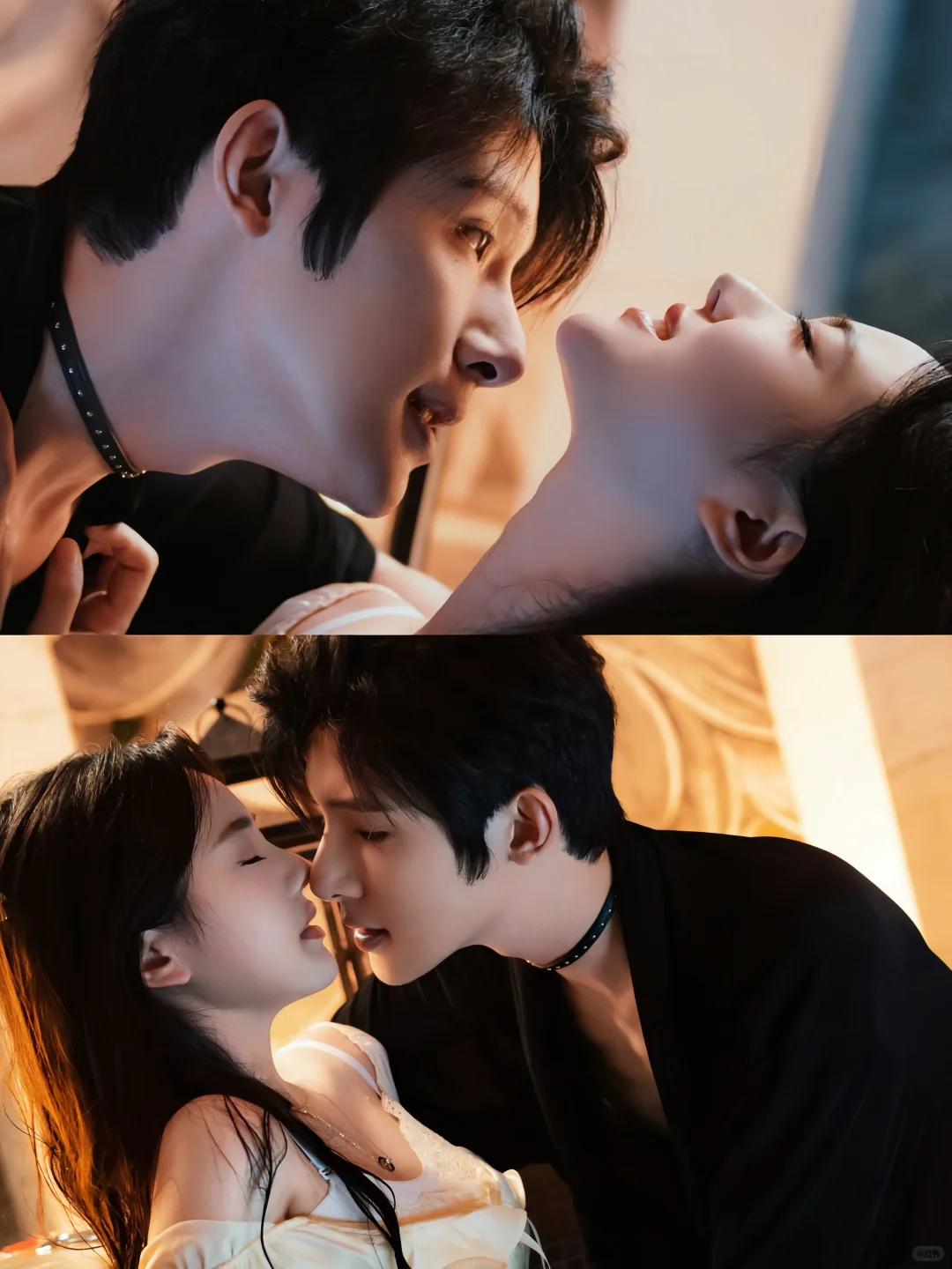 不愧是真夫妻！两口子亲起来看得人热热的！