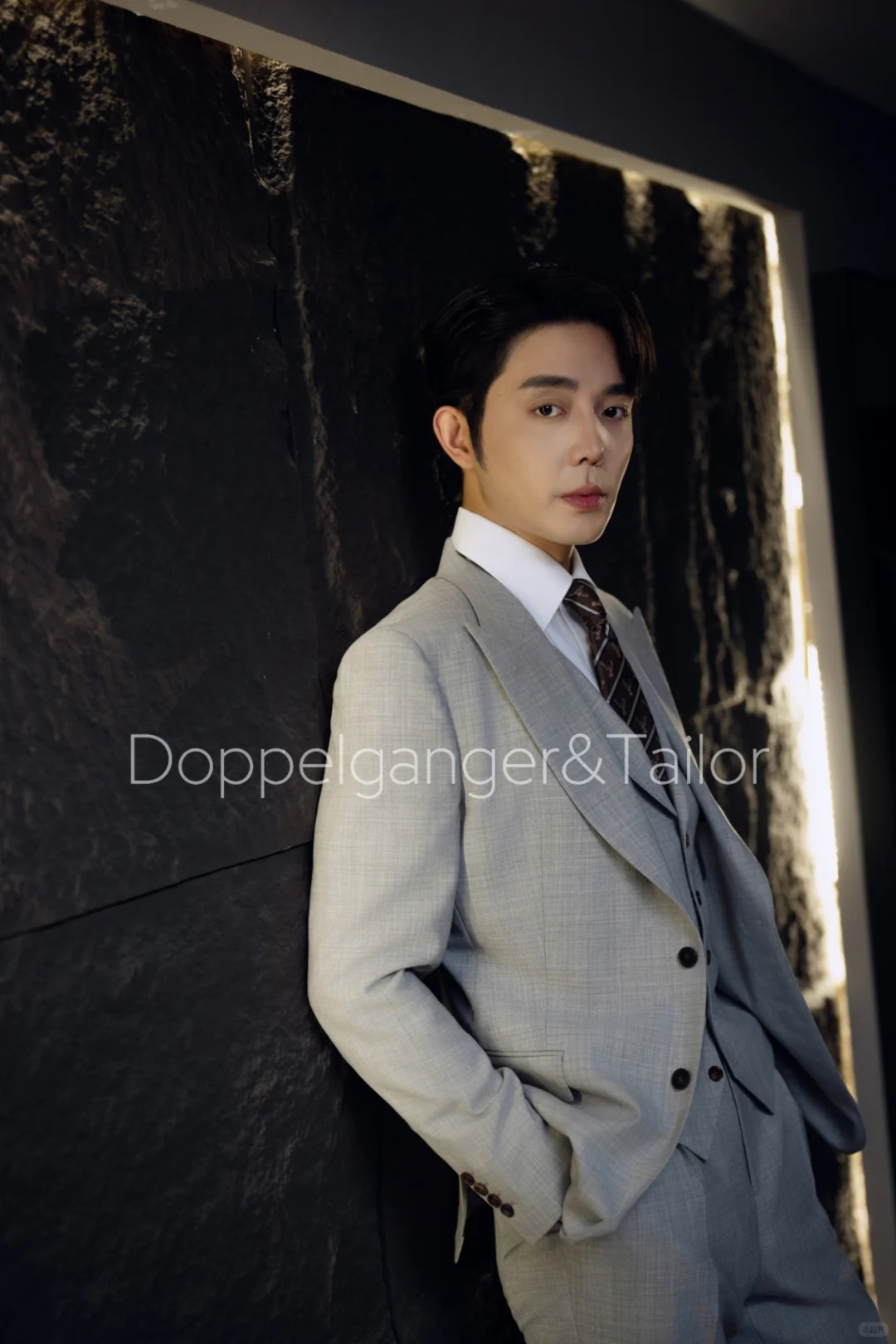 王晨鹏✖️西安DT西装 | 浅灰系被帅晕😵