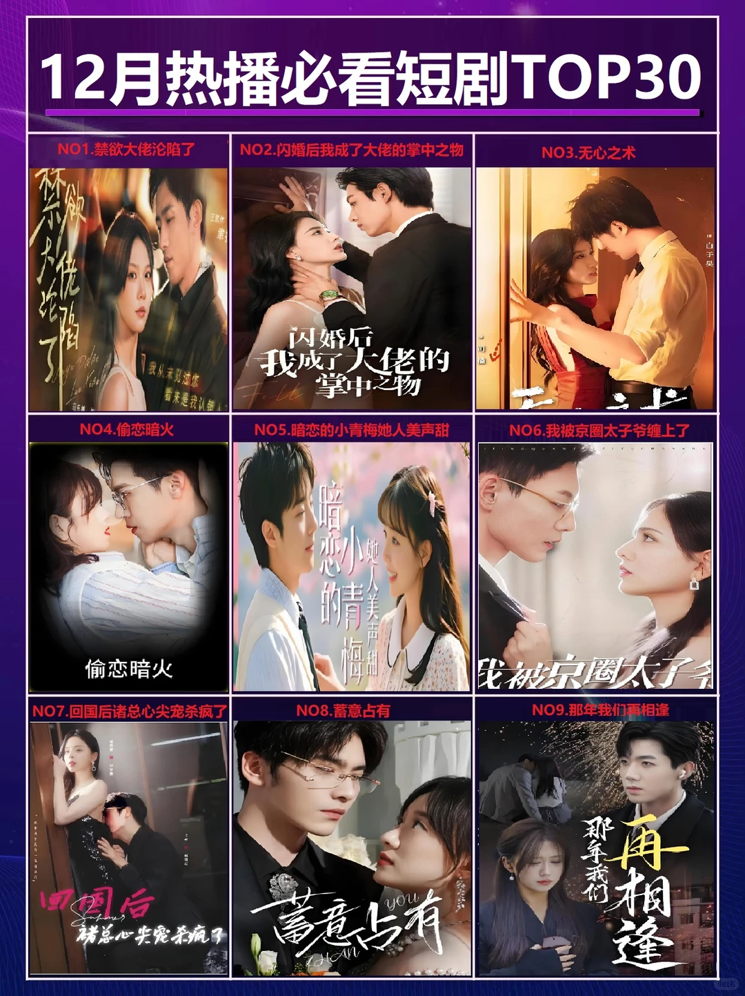 剧荒强推🏆12月必看人气短剧合集top30