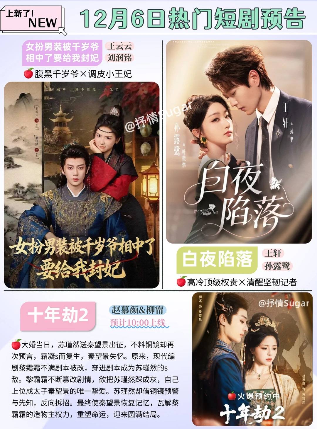 短剧预告 | 12月6日热门短剧上新推荐