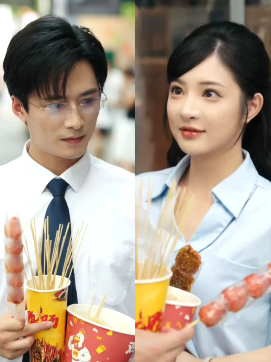 王皓祯&石雪婧深情演绎甜宠情爱剧！🔥