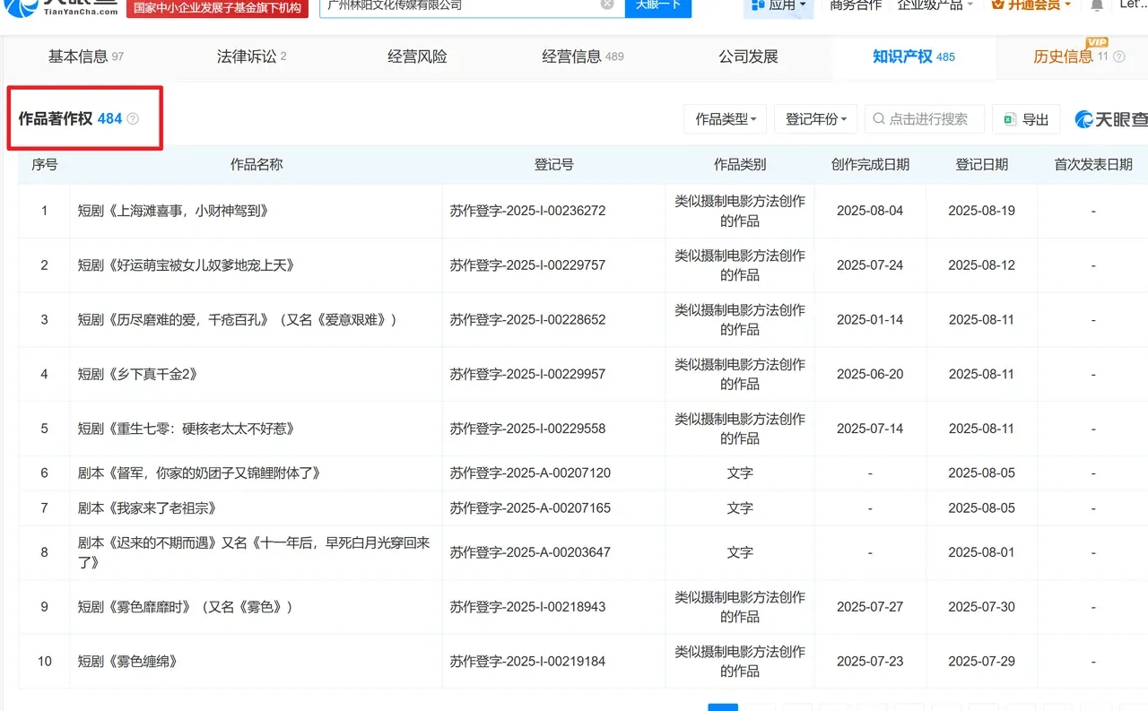 2025微短剧有效播放量TOP10🎦