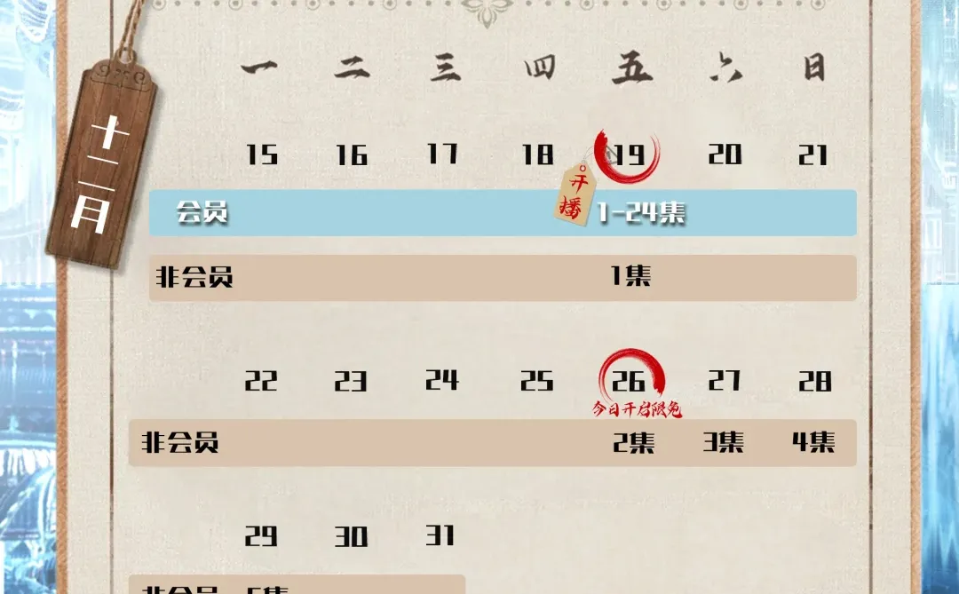 12.19🎉两部新剧开播‼️