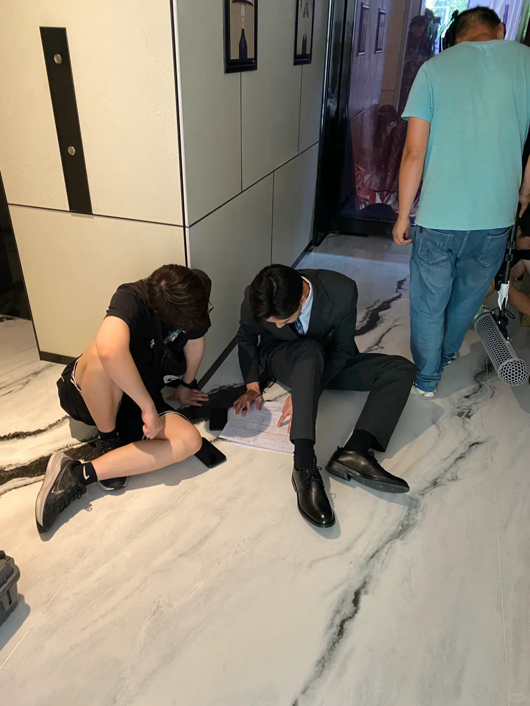 短剧拍摄初体验🎬再霸的总都要坐地上