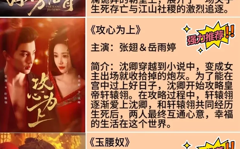 张翅过往TOP9教科书级演技高光，你看过几部