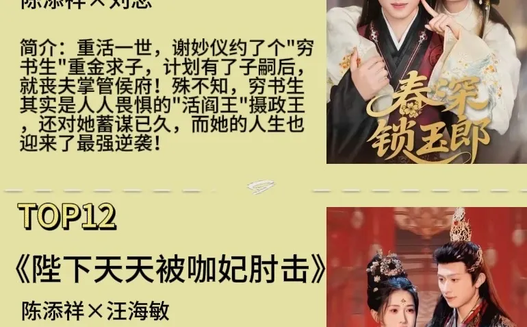 陈添祥12部神作盘点，颜狗的终极狂欢🎉