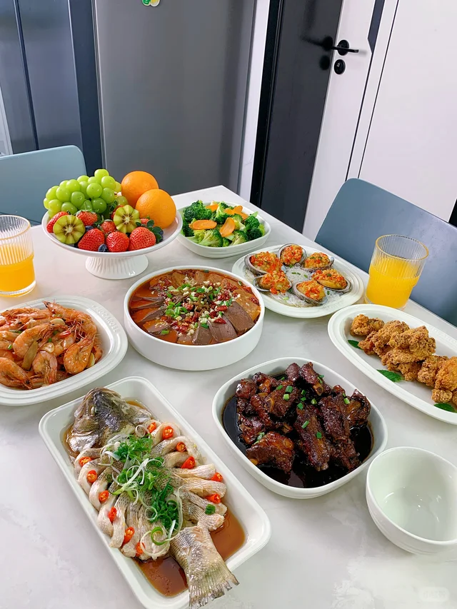 元旦家宴｜跨年夜的漂亮饭‼️