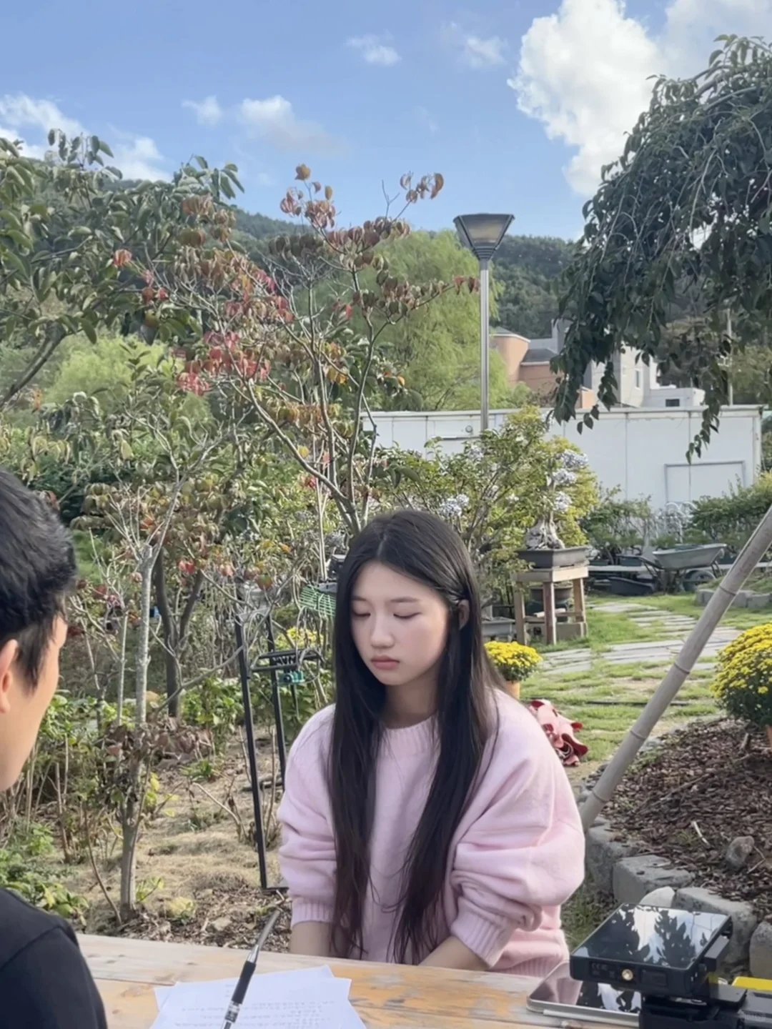 第一次在韩国拍摄韩语短片！