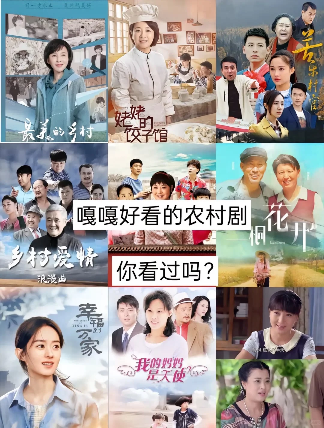 嘎嘎好看的农村剧，你看过吗？