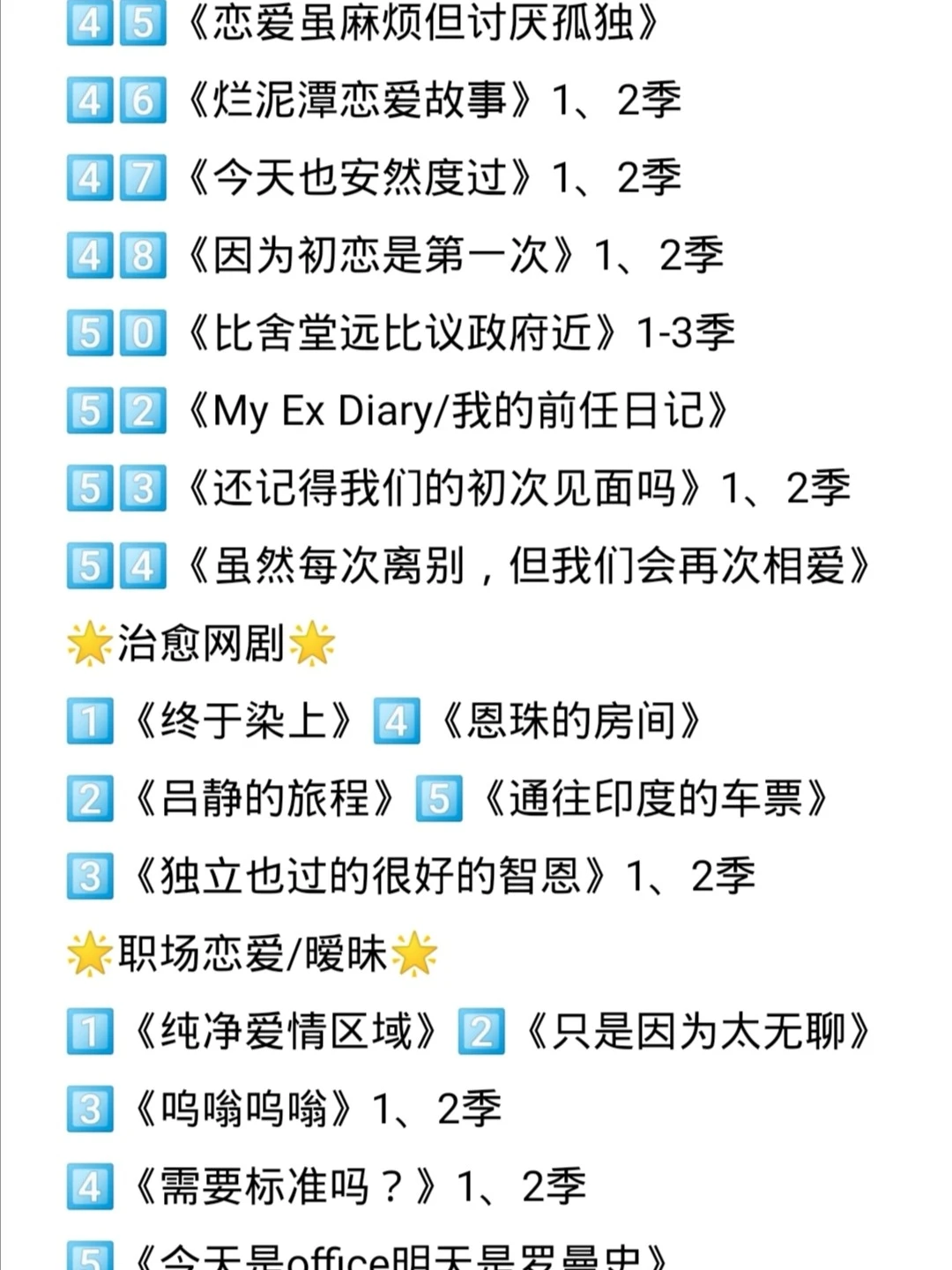 📺追剧推荐|🌟韩网剧🌟合集整理❗️