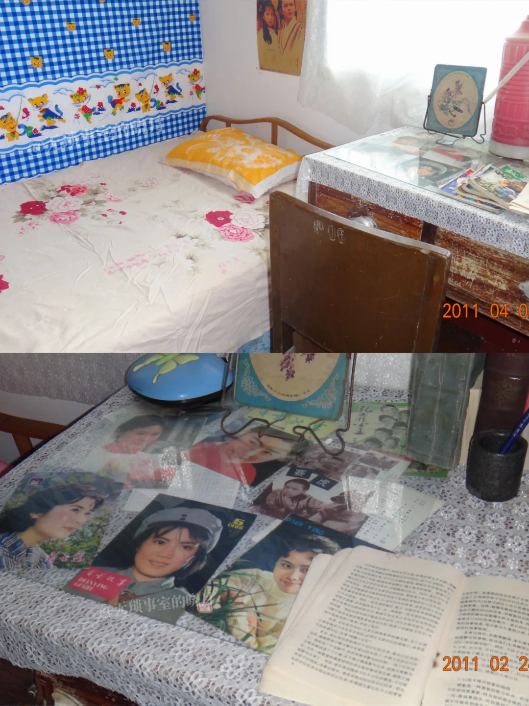 不是ai，我是真的有张这样的床😳