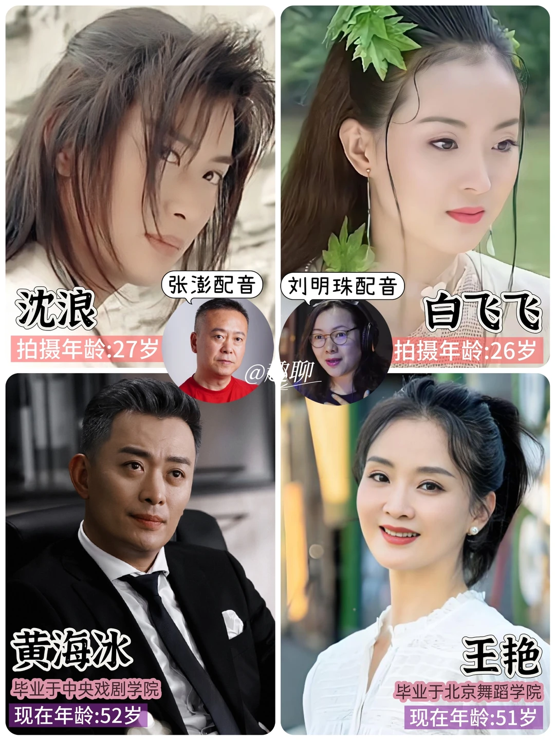 武林外史演员今昔对比，25年的变化