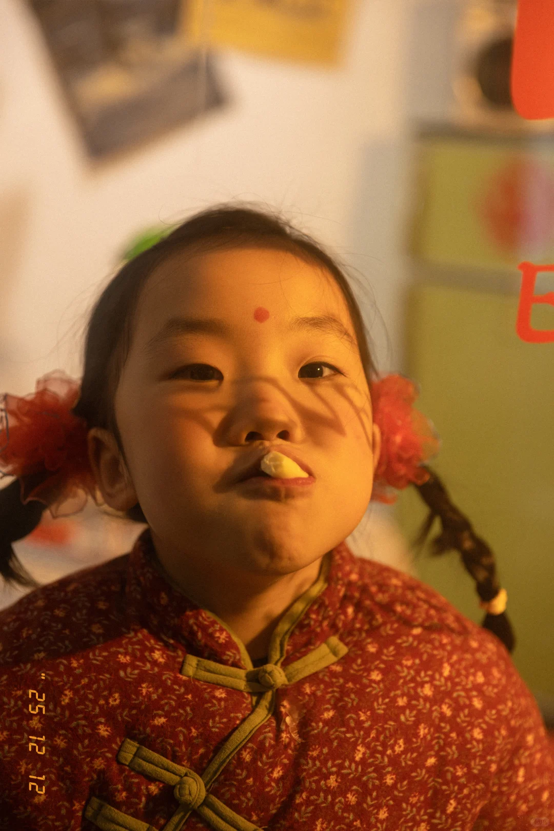 可可爱爱的复古土味新年照，老款小孩舒适区