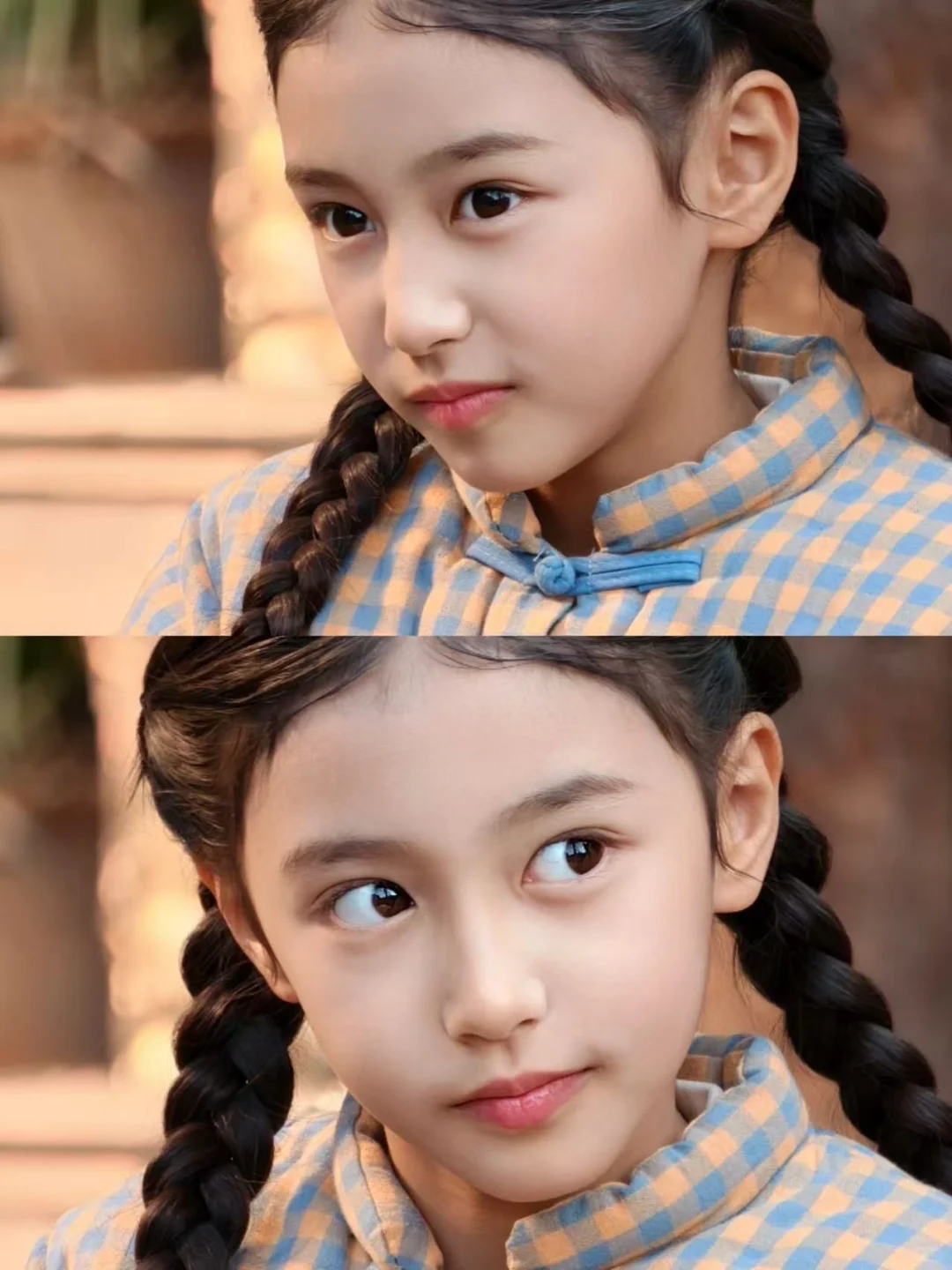 年代剧里小女孩这眼睛。。