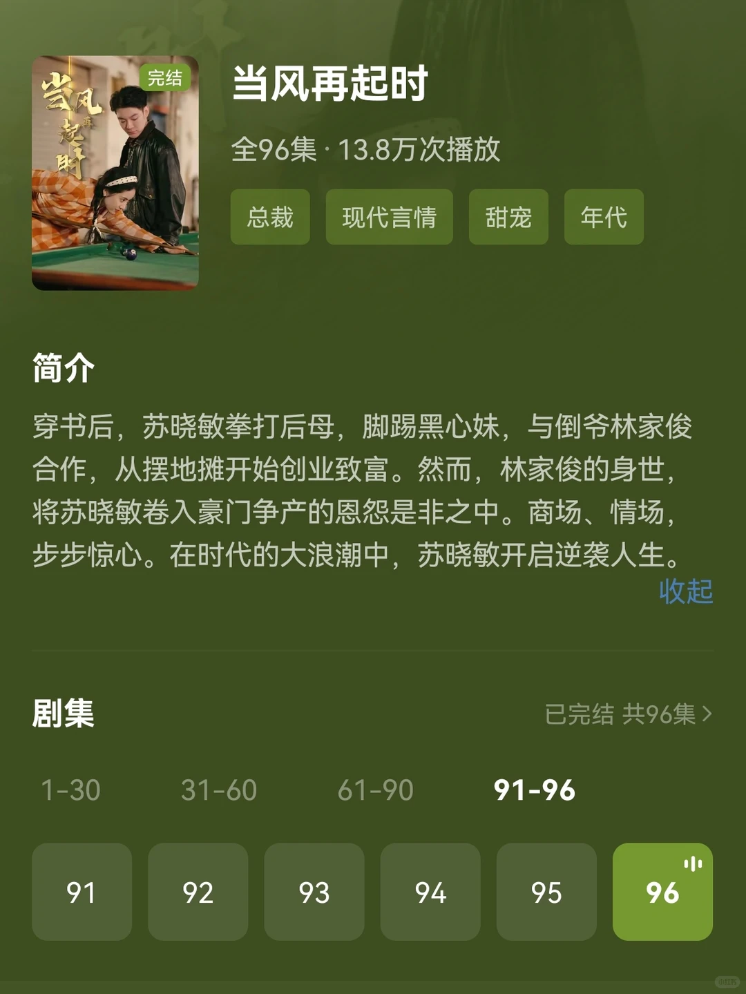 短剧 当风再起时