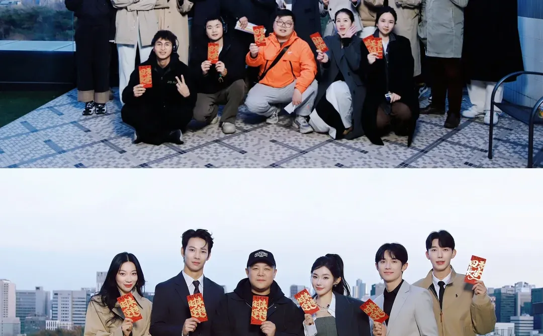 中国人在韩国拍短剧-杀青日