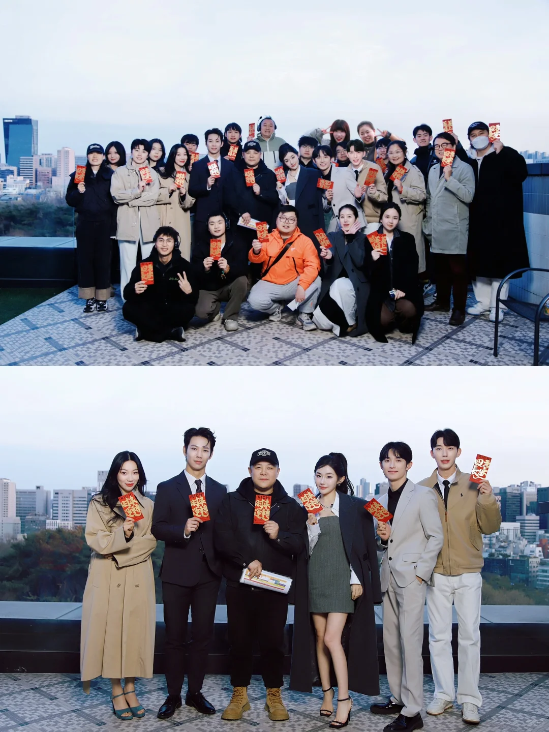 中国人在韩国拍短剧-杀青日