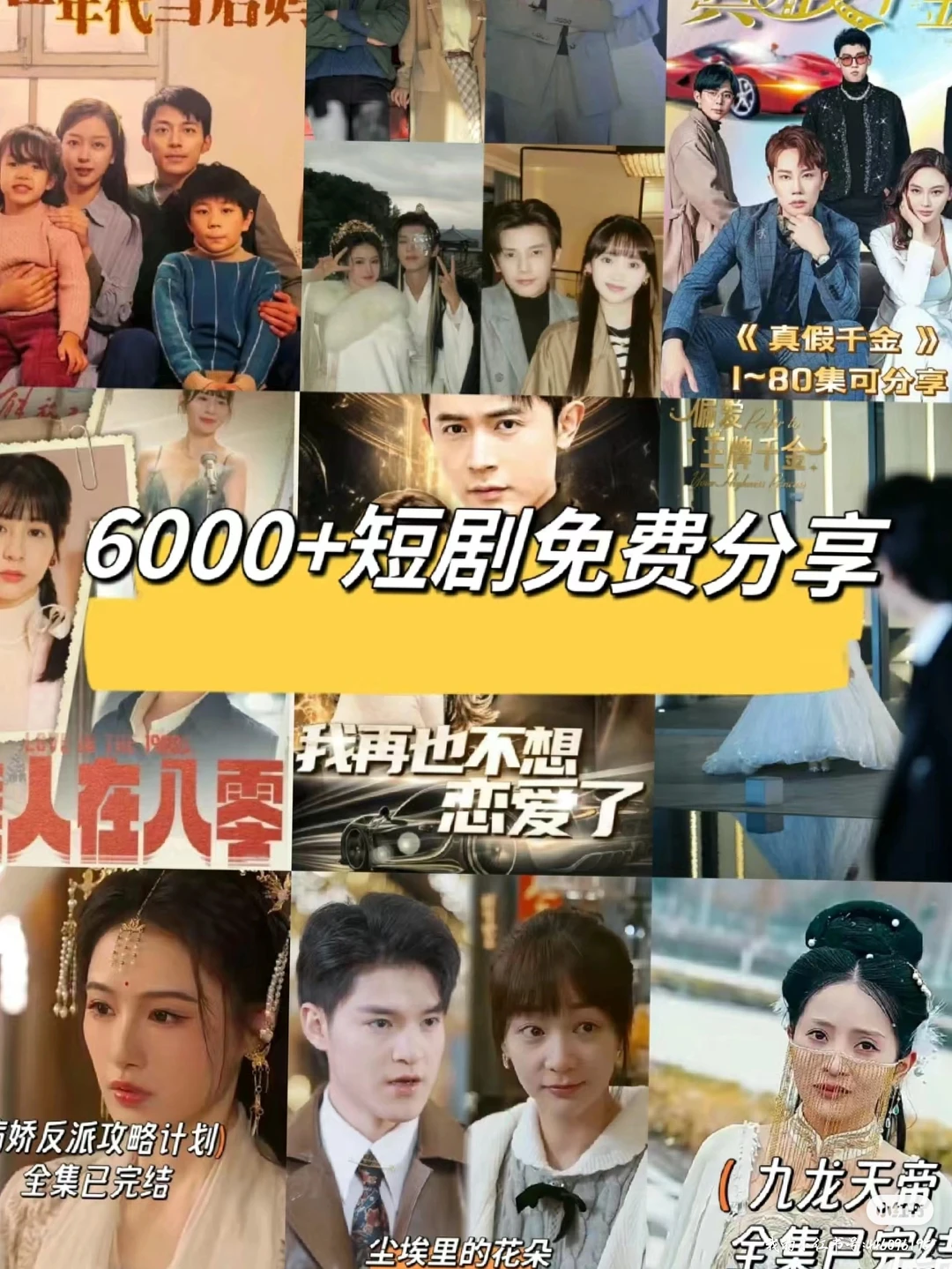 免费分享短剧啦！