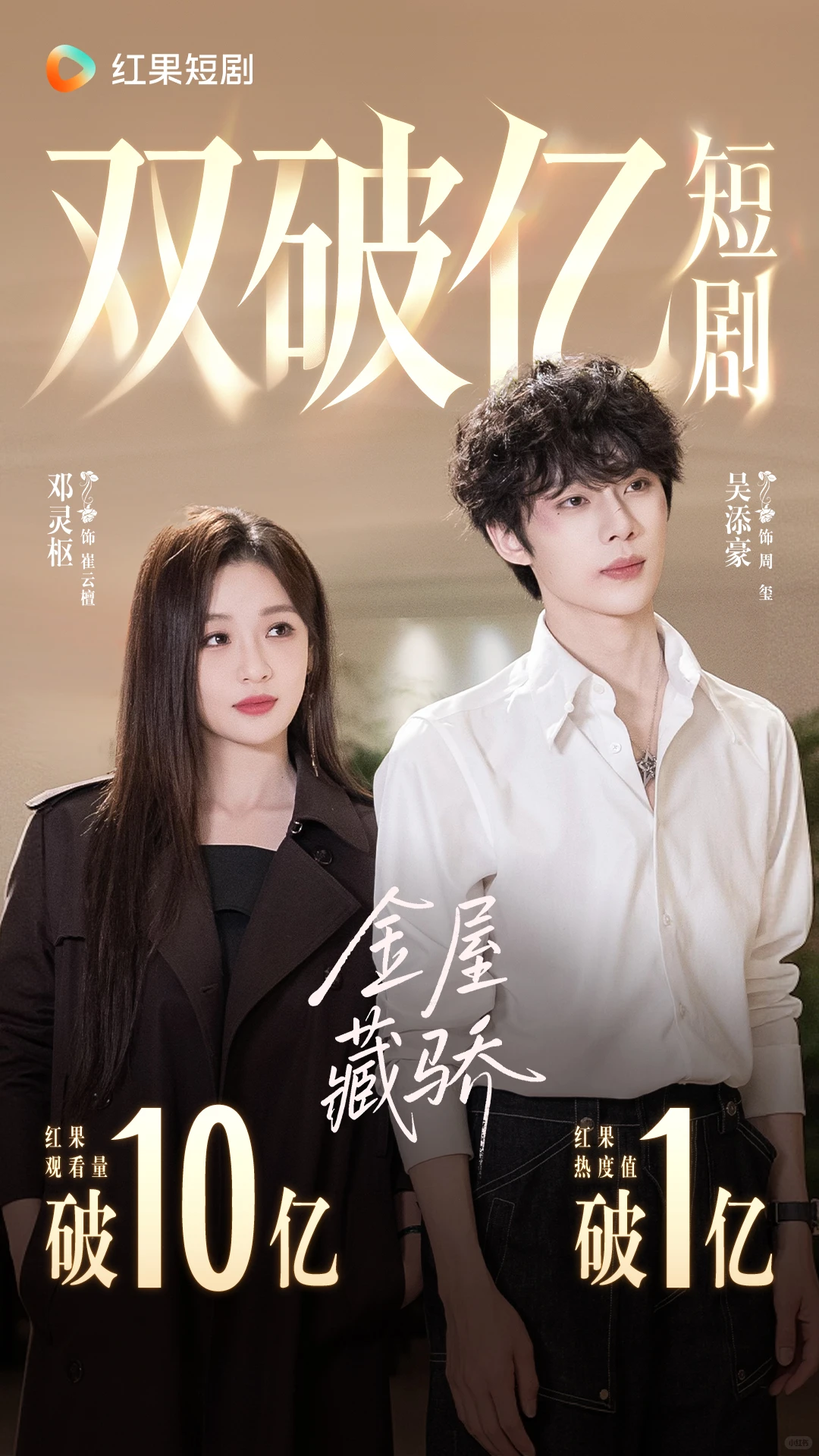 《金屋藏骄》观看量热度值双破亿！