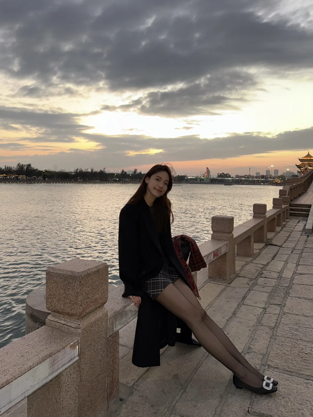 173 55 | 黑色大衣穿搭思路～