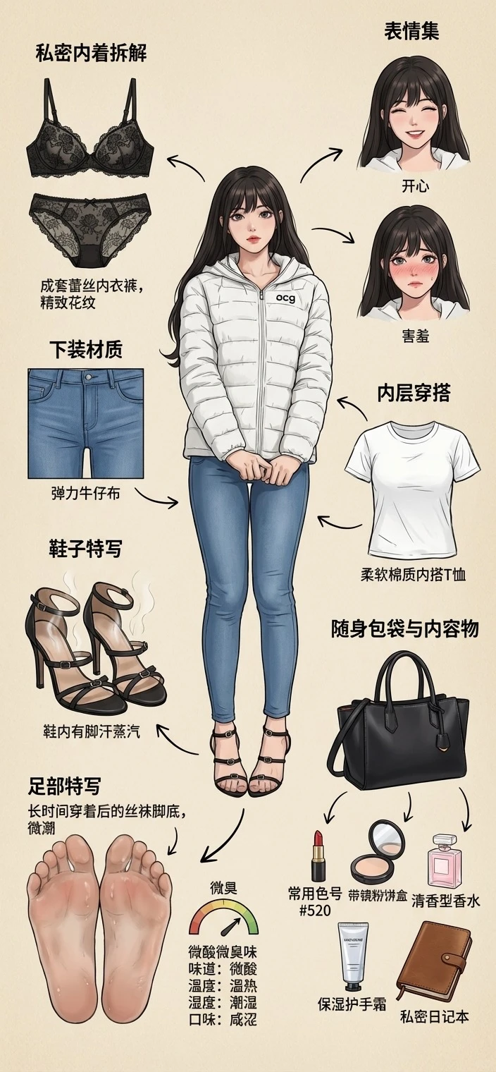 ootd穿搭 试着提升自己的穿搭 丝袜 美女