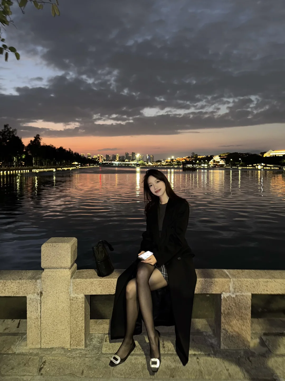 173 55 | 黑色大衣穿搭思路～