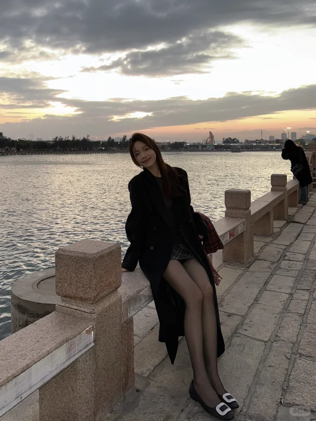 173 55 | 黑色大衣穿搭思路～