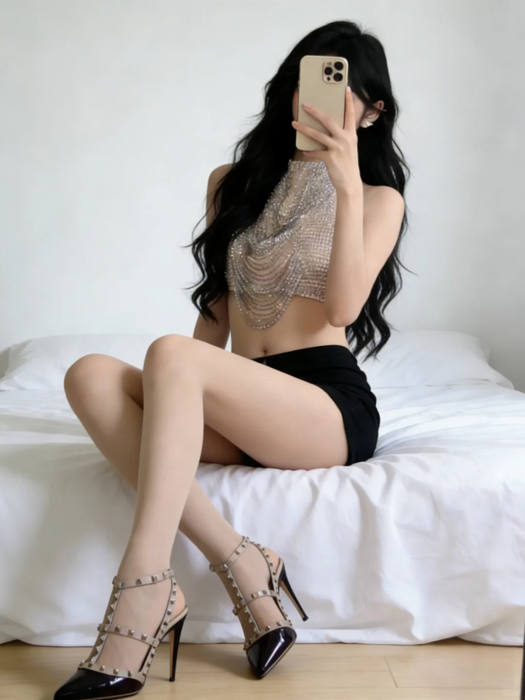 左划帮我换上，超好看辣妹套装