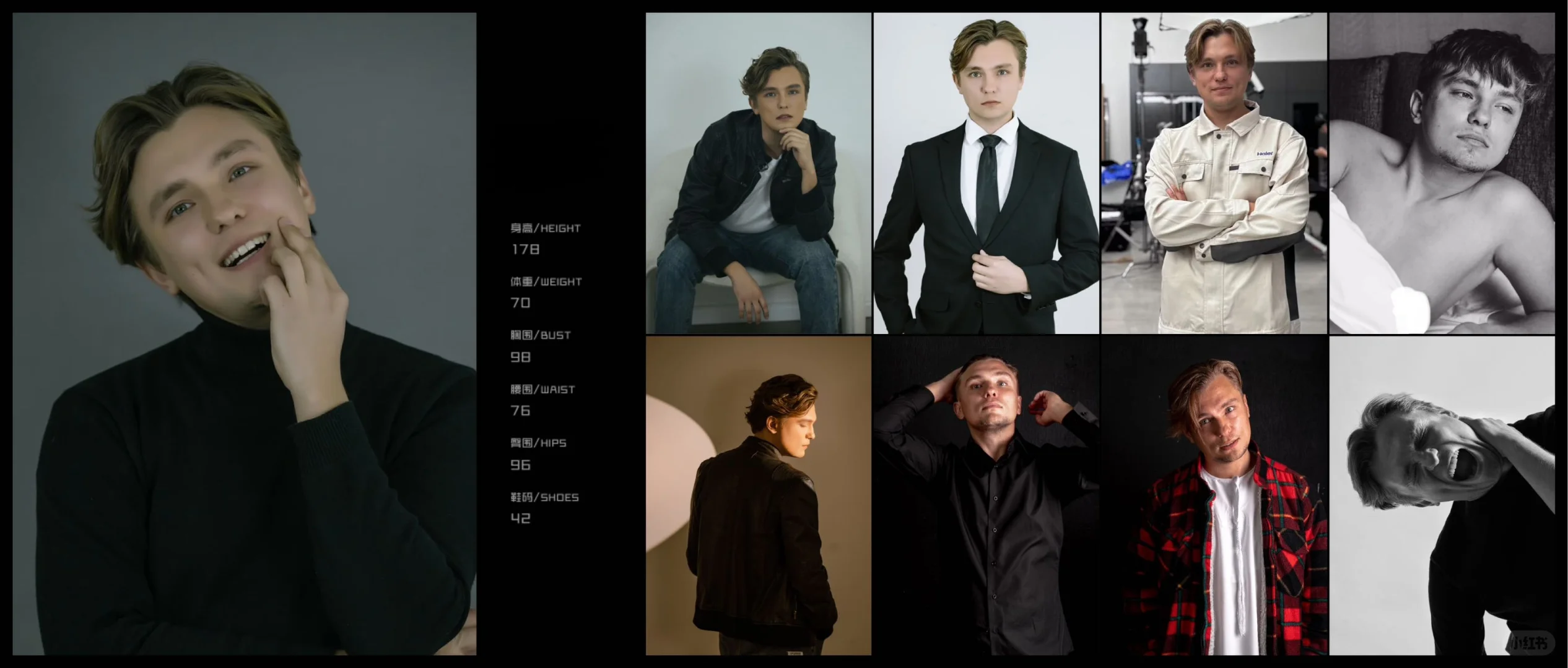 广东地区｜美国男模特演员精选