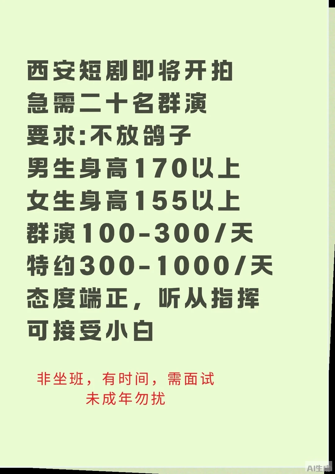 想挑战短剧的朋友们，