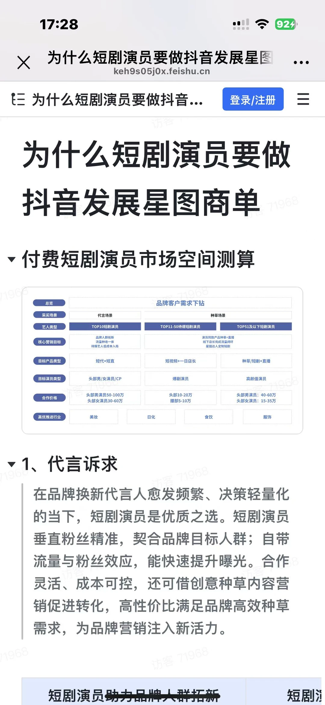短剧 短视频达人