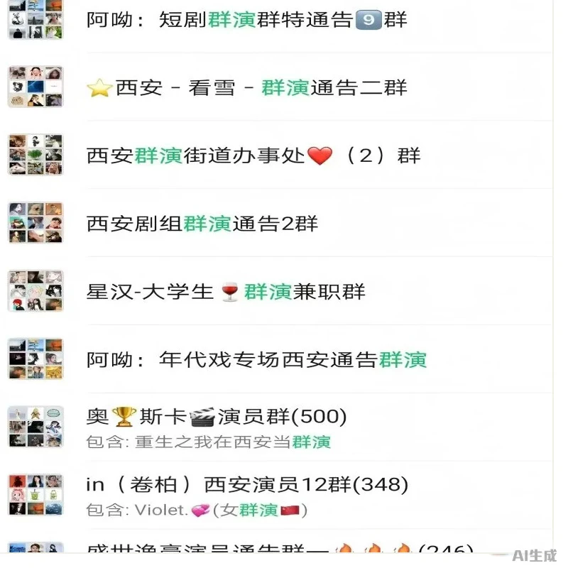 西安红果短剧群演：我的舞台梦想之旅