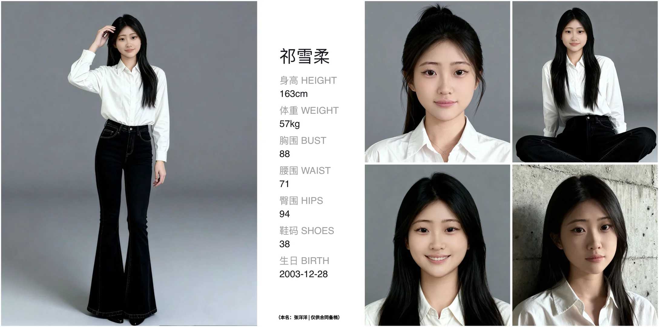 演员祁雪柔｜新人 但准备好了