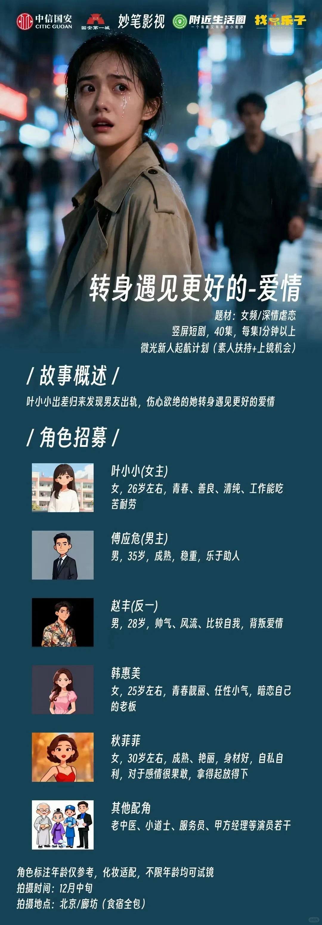 北京急招短剧演员