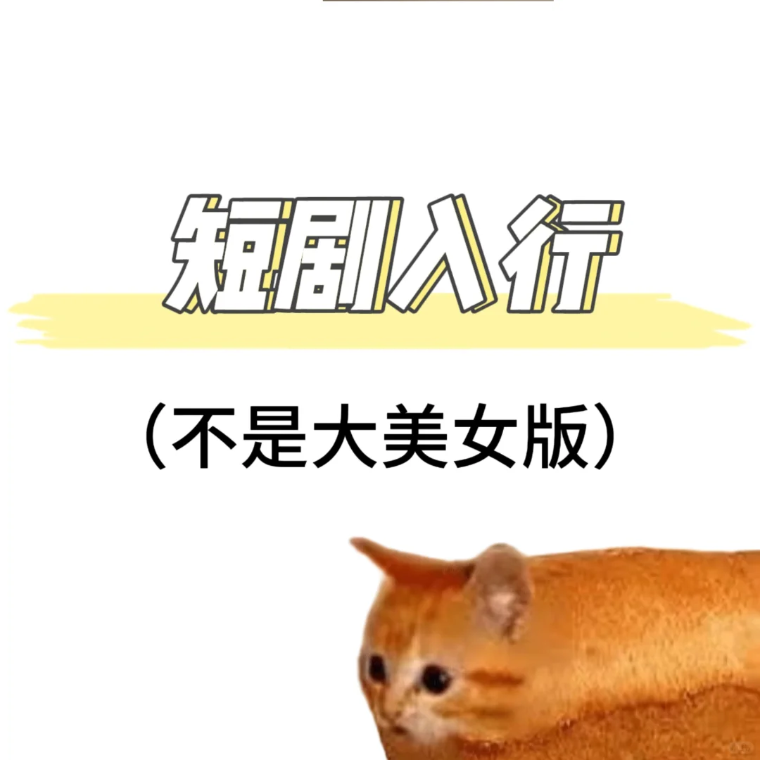 短剧入行（不是大美女版）