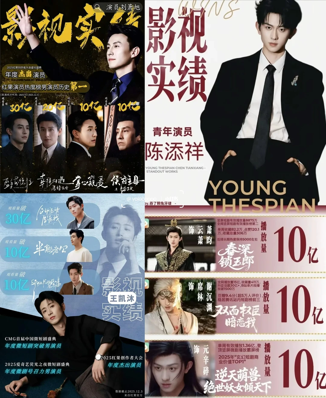 2025短国影视实绩战报（9家已出）