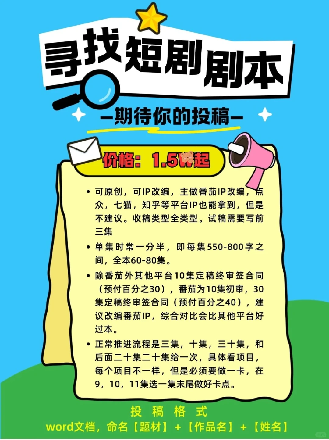 【急需定制】红果定制剧本！！！2个起！！