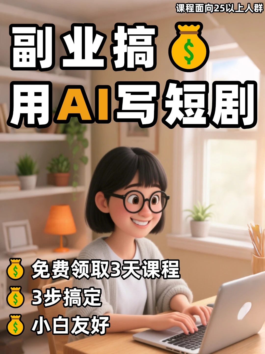 下班2小时！AI写甜宠短剧💥新手首投过稿