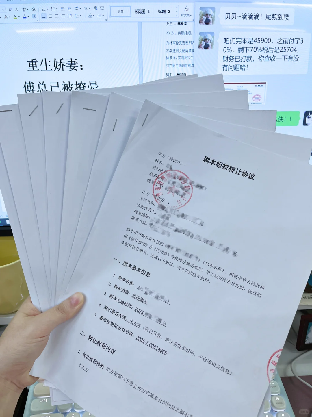 这才是编剧眼中的好大纲！过稿版！